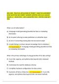 WGU D685 - PRACTICAL APPLICATIONS OF PROMPT &vert; OBJECTIVE ASSESSMENT&NewLine;EXAM QUESTIONS AND CORRECT ANSWERS &lpar;VERIFIED&rpar; &lbrace;430 Q & A&rcub; ALREADY&NewLine;GRADED A&plus; &vert; BRAND NEW &vert; 100&percnt; GUARANTEED PASS &vert; UPDATED 2026&sol;2027 -&NewLine;WGU