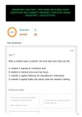 PROMETRIC CNA TEST &vert; TEST BANK WITH REAL EXAM QUESTIONS AND CORRECT ANSWERS &vert;CERTIFIED NURSE ASSISTANT &vert; 2026 EDITION&period;