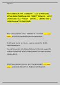 WGU D184 OBJECTIVE ASSESSMENT EXAM NEWEST 2026&NewLine;ACTUAL EXAM QUESTIONS AND CORRECT ANSWERS &vert; LATEST&NewLine;UPDATE 2026&sol;2027 VERSION &vert; GRADED A&plus; &vert; BRAND NEW &vert;&NewLine;100&percnt; GUARANTEED PASS &vert; WGU