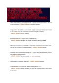 VA CONTRACTORS&colon; GENERAL&NewLine;&lpar;CLASS A OR B&rpar; ACTUAL EXAM&NewLine;QUESTIONS WITH CORRECT&NewLine;ANSWERS 100&percnt; VERIFIED GRADED&NewLine;A&plus;