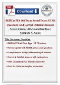 SkillCat EPA 608 Exam &ndash; Actual Exam All 334 Questions & Correct Detailed Answers &ndash; Newest Update&comma; 100&percnt; Guaranteed Pass &vert;&vert; Complete A&plus; Guide