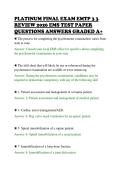 PLATINUM FINAL EXAM EMTP 3 3&NewLine;REVIEW 2026 EMS TEST PAPER&NewLine;QUESTIONS ANSWERS GRADED A&plus;