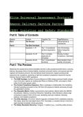 AMAZON DSP DRIVER TRAINING TEST BANK 2026&sol;2027 &mdash; S-TIER Delivery Success Behaviors &lpar;DSB&rpar;&comma; Netradyne&comma; Mentor Telematics & Fleet Safety Absolute Prep Manual &lpar;60 Comprehensive Exam Questions & Master Explanations&rpar;