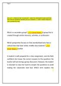 WGU C273 - INTRODUCTION TO SOCIOLOGY &vert; OBJECTIVE ASSESSMENT EXAM QUESTIONS&NewLine;AND DETAILED ANSWERS &lpar;VERIFIED&rpar; &lbrace;60 Q & A&rcub; GRADED A&plus; &vert;LATEST UPDATE 2026&sol;2027 &vert;&NewLine;100&percnt; GUARANTEED PASS&period;