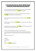 PL 300 EXAM&vert;QUESTIONS AND VERIFIED ANSWERS&vert;GRADED A&plus;&vert;PASS FIRST ATTEMPT&vert;BRAND NEW 2026 UPDATE&excl;&excl;&excl;&excl;&excl;&excl;
