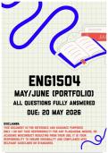 ENG1504 May&sol;June &lpar;Portfolio&rpar; Memo &vert; Due 20 May 2026