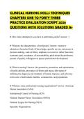 CLINICAL NURSING SKILLS TECHNIQUES&NewLine;10TH EDITION TEST BANK SOLUTION 2026&NewLine;QUESTIONS WITH SOLUTIONS GRADED A&plus;&NewLine;