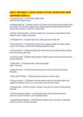 NAVY AM MOD 3 FINAL EXAM ACTUAL QUESTIONS AND ANSWERS SURE