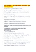 NAVY AM MOD 3 LATEST EXAMS SET QUESTIONS AND ANSWERS SURE 