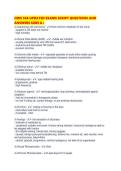 CMN 568 UPDATED EXAMS SCRIPT QUESTIONS AND ANSWERS SURE