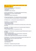 CMN 568 STUDY EXAMS GUIDE QUESTIONS AND ANSWERS SURE 