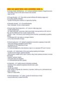 CMN 568 QUESTIONS AND ANSWERS SURE 