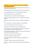 KENTUCKY CIVICS UPDATED EXAM SCRIPT QUESTIONS AND ANSWERS SURE