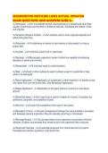 WASHINGTON PESTICIDE LAWS ACTUAL UPDATED EXAM QUESTIONS AND ANSWERS SURE