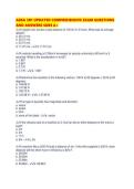ABSA 3B1 UPDATED COMPREHENSIVE EXAM QUESTIONS AND ANSWERS SURE 