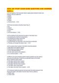 ABSA 3B1 STUDY EXAM GUIDE QUESTIONS AND ANSWERS SURE 