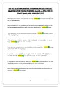 SOS MECHANIC CERTIFICATION SUSPENSION AND STEERING TEST &vert;QUESTIONS AND VERIFIED ANSWERS&vert;GRADED A&plus;&vert;PASS FIRST ATTEMPT&vert;BRAND NEW 2026 UPDATE&excl;&excl;&excl;&excl;&excl;&excl;