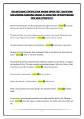 SOS MECHANIC CERTIFICATION ENGINE REPAIR TEST &vert;QUESTIONS AND VERIFIED ANSWERS&vert;GRADED A&plus;&vert;PASS FIRST ATTEMPT&vert;BRAND NEW 2026 UPDATE&excl;&excl;&excl;&excl;&excl;&excl;