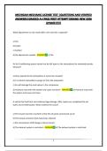 MICHIGAN MECHANIC LICENSE TEST &vert;QUESTIONS AND VERIFIED ANSWERS&vert;GRADED A&plus;&vert;PASS FIRST ATTEMPT&vert;BRAND NEW 2026 UPDATE&excl;&excl;&excl;&excl;&excl;&excl;