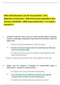 WGU D216 Business Law for Accountants &vert; OA &vert;&NewLine;Objective Assessment &vert; 200 Actual Exam Questions And&NewLine;Answers &lpar;Verified&rpar; &vert; 100&percnt; Guaranteed Pass &vert; A&plus; Guide &vert;&NewLine;Graded A&plus;&period;