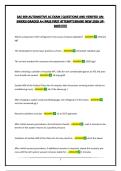 SAE 609 AUTOMOTIVE AC EXAM &vert;QUESTIONS AND VERIFIED ANSWERS&vert;GRADED A&plus;&vert;PASS FIRST ATTEMPT&vert;BRAND NEW 2026 UPDATE&excl;&excl;&excl;&excl;&excl;&excl;