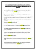 SAE 609 CERTIFICATION EXAM &vert;QUESTIONS AND VERIFIED ANSWERS&vert;GRADED A&plus;&vert;PASS FIRST ATTEMPT&vert;BRAND NEW 2026 UPDATE&excl;&excl;&excl;&excl;&excl;&excl;