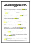 EPA 609 CERTIFICATION EXAM &vert;QUESTIONS AND VERIFIED ANSWERS&vert;GRADED A&plus;&vert;PASS FIRST ATTEMPT&vert;BRAND NEW 2026 UPDATE&excl;&excl;&excl;&excl;&excl;&excl;