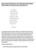 MEDICAL ASSISTANT CERTIFICATION &lpar;CMA&rpar; &ndash; PRACTICE QUESTIONS AND CORRECT ANSWERS&NewLine;&lpar;VERIFIED ANSWERS&rpar; PLUS RATIONALES 2026 Q&A &vert; INSTANT DOWNLOAD PDF&period;