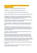 CAIB 1 LATES EXAMS TEST PAPER QUESTIONS AND ANSWERS SURE 