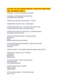 ASU BIO 182 EOC EXAMS MANUAL UPDATED QUESTIONS AND ANSWERS SURE 