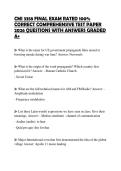 CMI 3358 FINAL EXAM RATED 100&percnt;&NewLine;CORRECT CERTIFICATION REVIEW SET&NewLine;2026 QUESTIONS WITH ANSWERS GRADED&NewLine;A&plus;