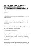 CMI 3358 FINAL EXAM RATED 100&percnt;&NewLine;CORRECT FINAL STUDY GUIDE 2026&NewLine;QUESTIONS WITH ANSWERS GRADED A&plus;&NewLine;