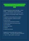 NS 1410 Final Exam Chapter 2 &vert; Food Label Questions & Answers &vert; Graded A&plus; 2026-2027&NewLine;&NewLine;