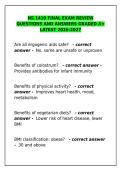 NS 1410 Final Exam Review 2026-2027 &vert; Questions & Answers &vert; Graded A&plus;&NewLine;&NewLine;