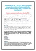 Adobe Workfront for AEM Enhanced Connector Expert &lpar;AD0-E906&rpar;&colon; Latest 2026 Exam Questions with Verified Answers & Detailed Rationales