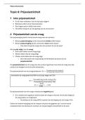 Economie Samenvatting &vert; Topic 6&colon; Prijselasticiteit &vert; Arteveldehogeschool &vert; 2025&sol;26