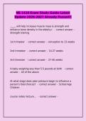 NS 1410 Exam Study Guide 2026-2027 &vert; Already Passed &vert; Nutrition Questions & Answers&NewLine;&NewLine;