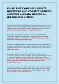 PN ATI EXIT EXAM 2026 UPDATE QUESTIONS AND CORRECT VERIFIED ANSWERS ALREADY GRADED A&plus; &lpar;BRAND NEW VISION&rpar;