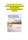 Discovering Engineering Design in the 21st Century&colon; An Activities-Based Approach 1st Edition Test Bank&comma; Study Guide & Engineering Design Exam Questions with Verified Answers 2026