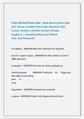 PAEA EM EOR Exam 2026 &vert;&vert; Most Recent Exam 2026&NewLine;2027 Actual Complete Real Exam Questions And &NewLine;Correct Answers &lpar;Verified Answer&rpar; Already                    &NewLine;Graded A&plus; &vert; Guaranteed Success&excl;&excl; Brand                                                &NewLine;New &vert;Just