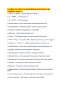 ASU BIO 182 UPDATED FINAL EXAM QUESTIONS AND ANSWERS SURE