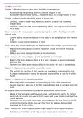 AQA GCSE Religious education Themes B&comma; D&comma; E&comma; F revision page 