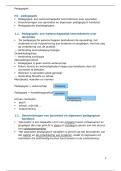 Samenvatting -  Pedagogiek