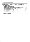 Management in de strafrechtsbedeling samenvatting 