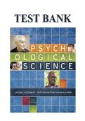 TEST BANK FOR PSYCHOLOGICAL SCIENCE&comma; 5TH EDITION&comma; MICHAEL GAZZANIGA&comma; DIANE HALPERN