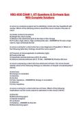 NSG 4530 EXAM 1&colon; ATI Questions & Cirrhosis Quiz With Complete Solutions