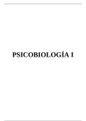 Lote apuntes&sol;res&uacute;menes psicobiolog&iacute;a uned