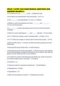 NPLEX 1 LATEST 2026 EXAM MANUAL QUESTIONS AND ANSWERS GRADED