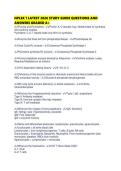 NPLEX 1 LATEST 2026 STUDY GUIDE QUESTIONS AND ANSWERS GRADED