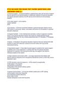FTCE NAVAED PED EXAM TEST PAPER QUESTIONS AND ANSWERS SURE